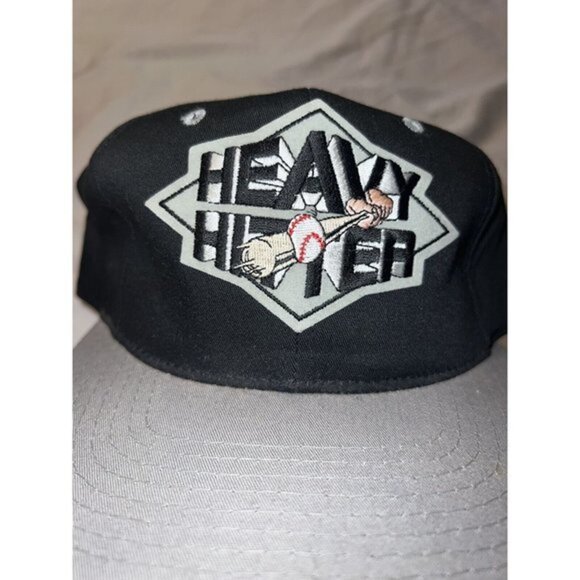 Yupoong Heavy Hitter Vintage Embroidered Trucker Baseball Hat Green Bill - Picture 4 of 7